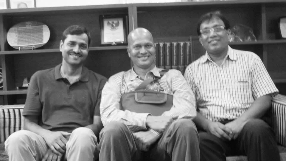 Three colleagues together
